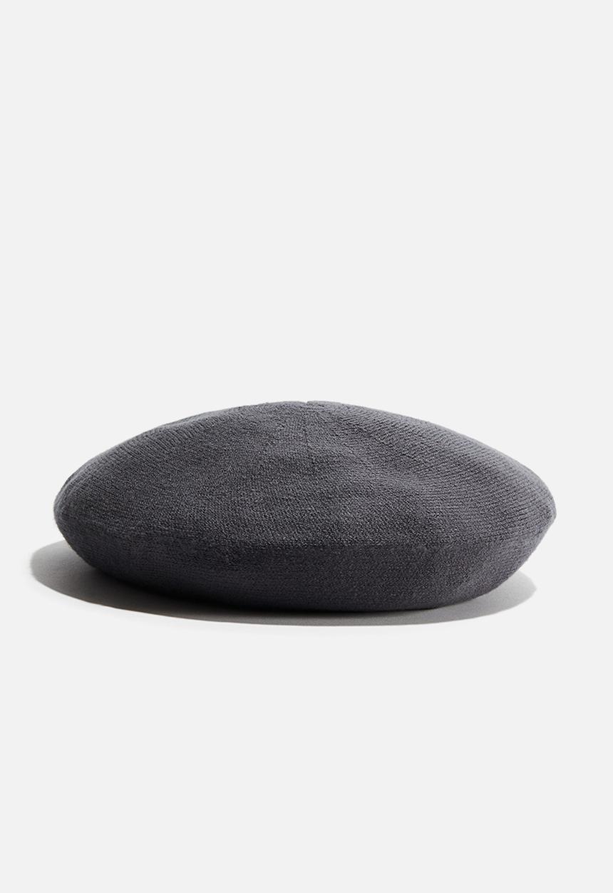 H&M - Knitted beret - dark grey