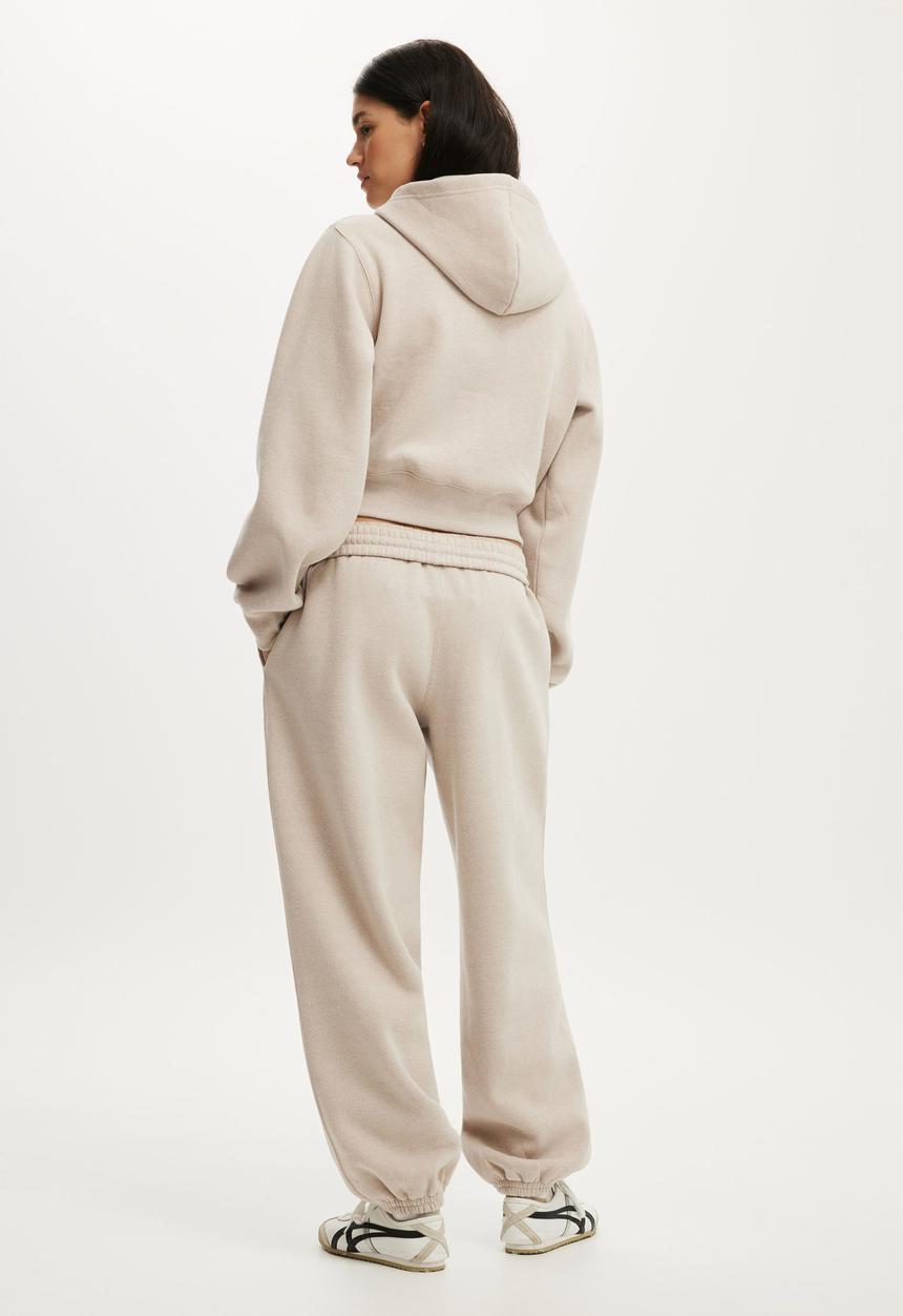 Cotton On - Plush Boyfriend Jogger - Sesame Marle
