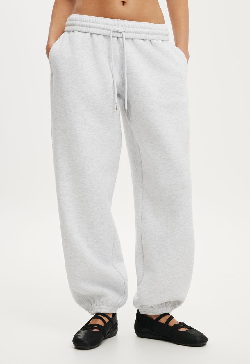 Cotton On - Plush Boyfriend Jogger - Cloudy Grey Marle