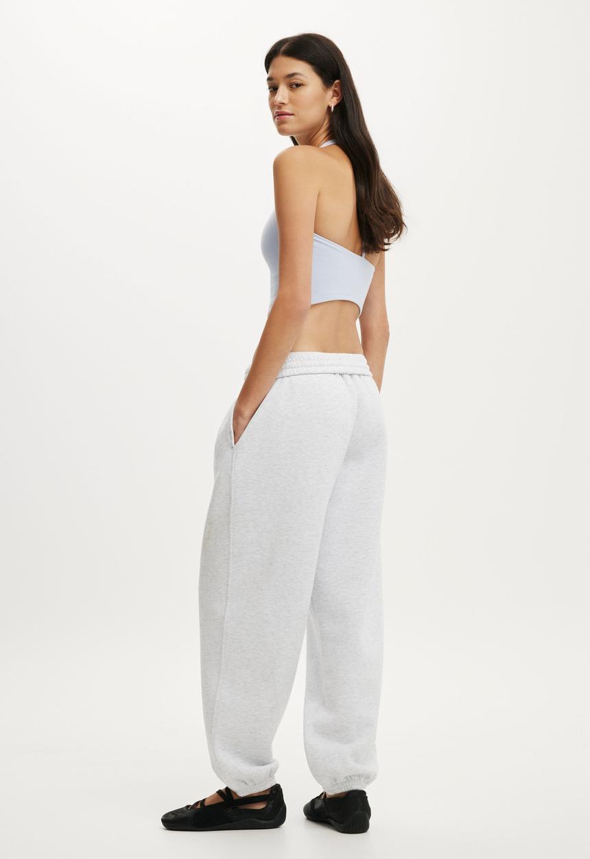 Cotton On - Plush Boyfriend Jogger - Cloudy Grey Marle