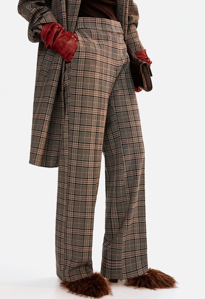 H&M - Tailored trousers - mole checked