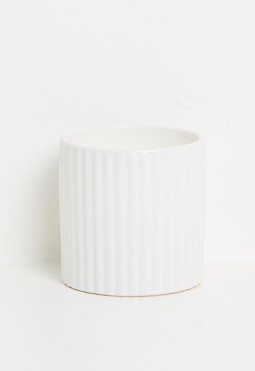 H&S - White lotus sage scented candle - white
