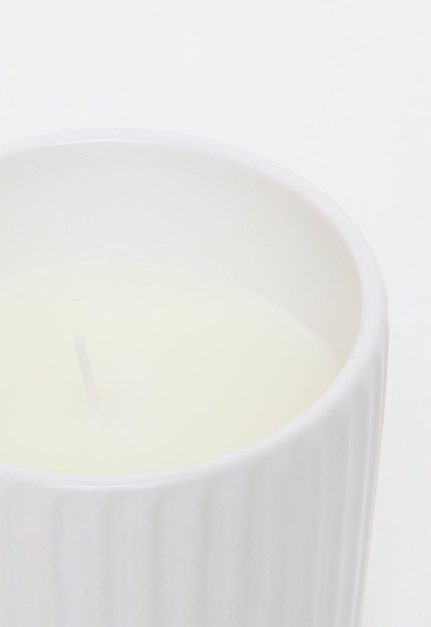 H&S - White lotus sage scented candle - white