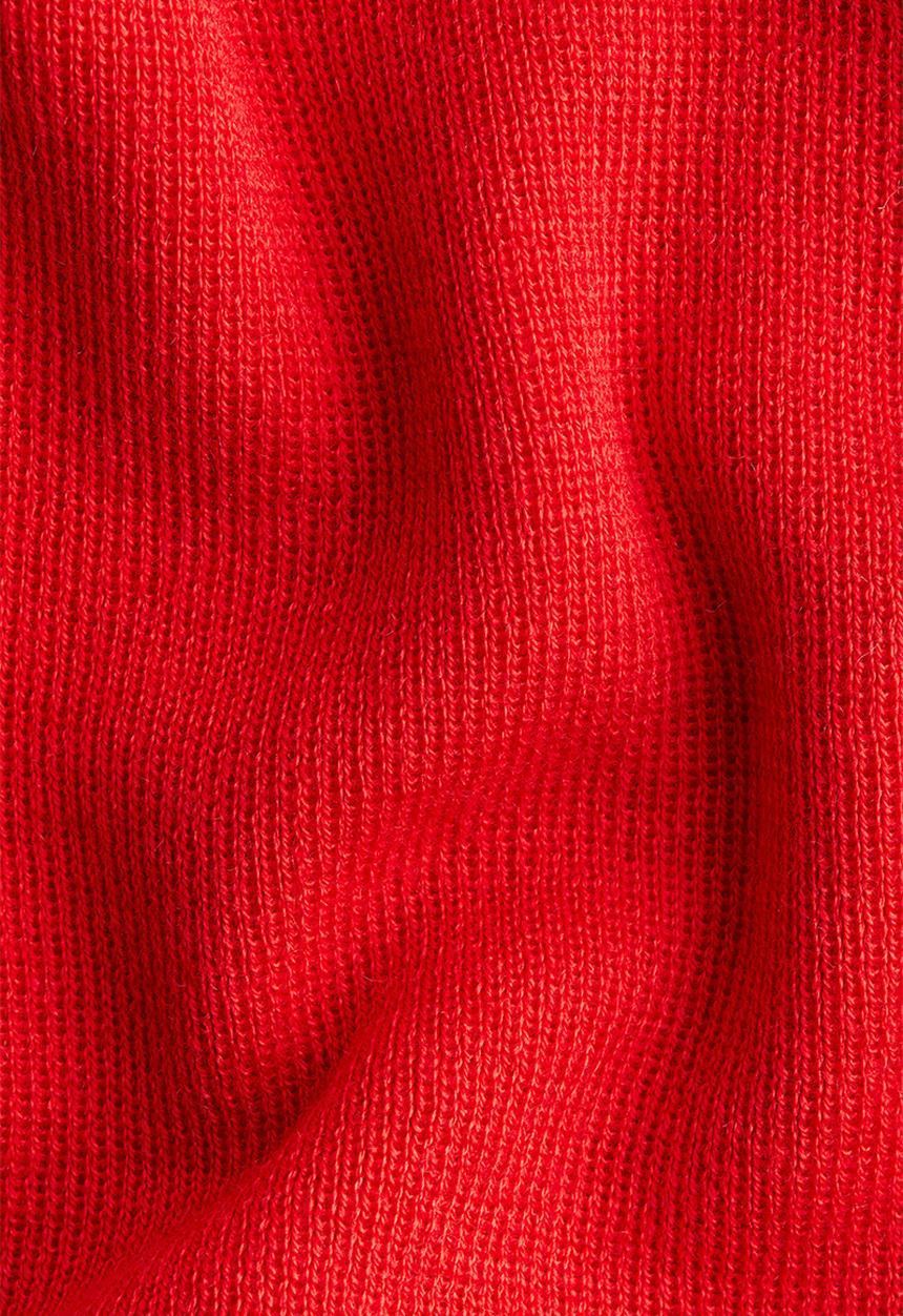 H&M - Off-the-shoulder jumper - bright ed