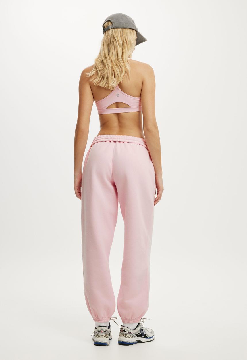 Cotton On - Plush Boyfriend Jogger - Cherry Dream