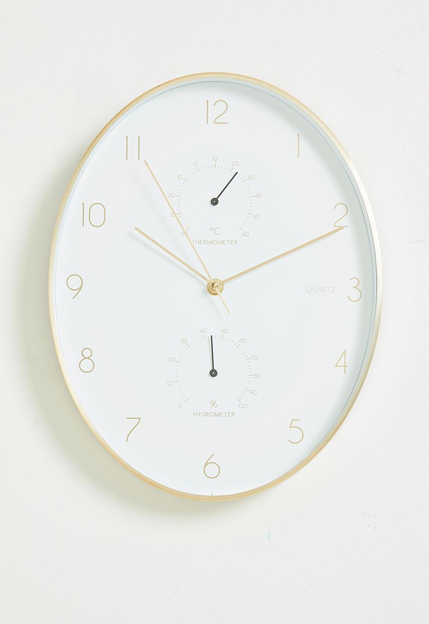 H&S - Multi Wall Clock - White