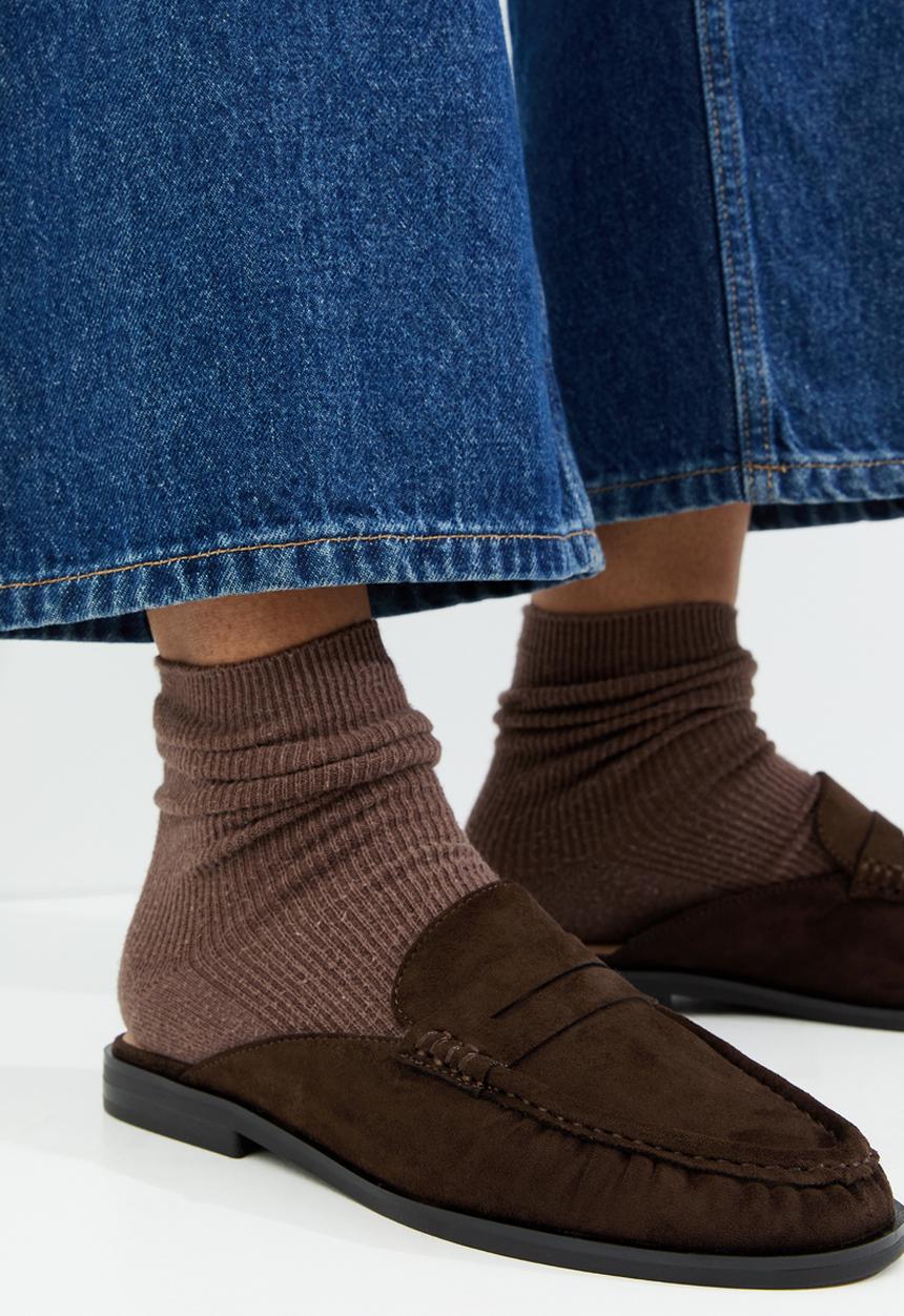 New Look - Latte mule - chocolate