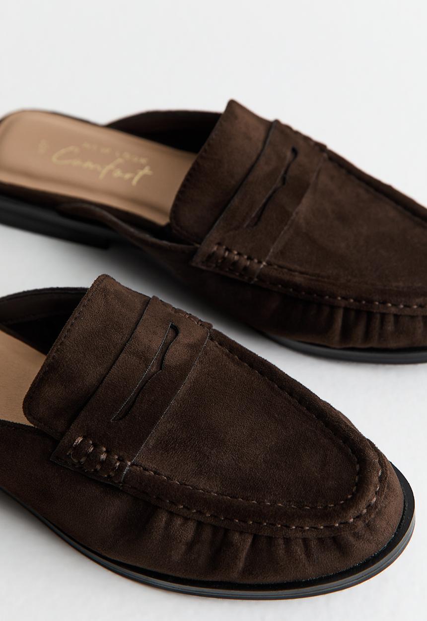 New Look - Latte mule - chocolate
