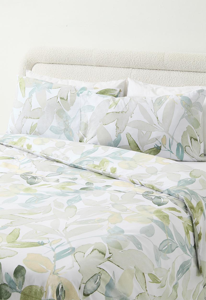 Horrockses - Watercolor Garden Duvet set -Multi