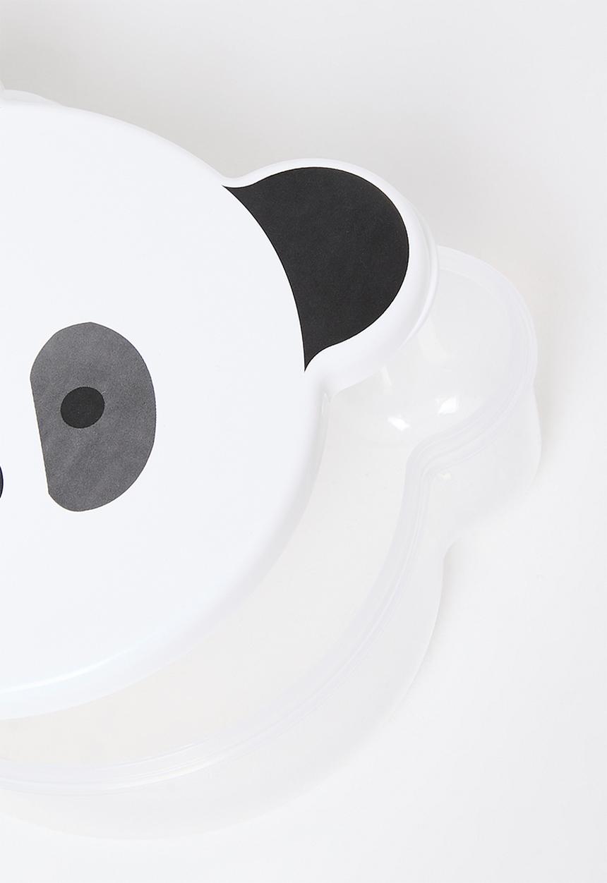 Excellent Houseware - Panda food storage set of 4 - White