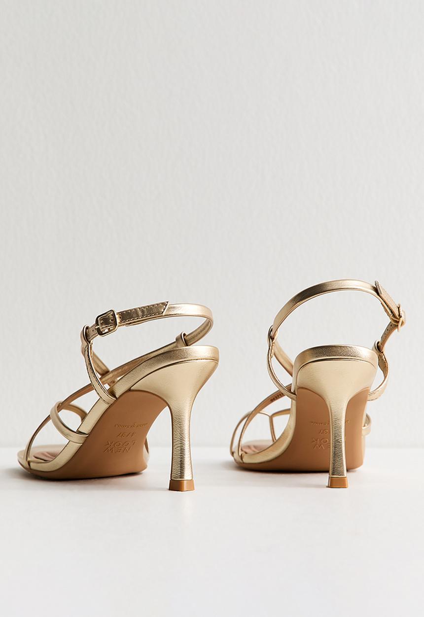 New Look - Solder strap heel - gold