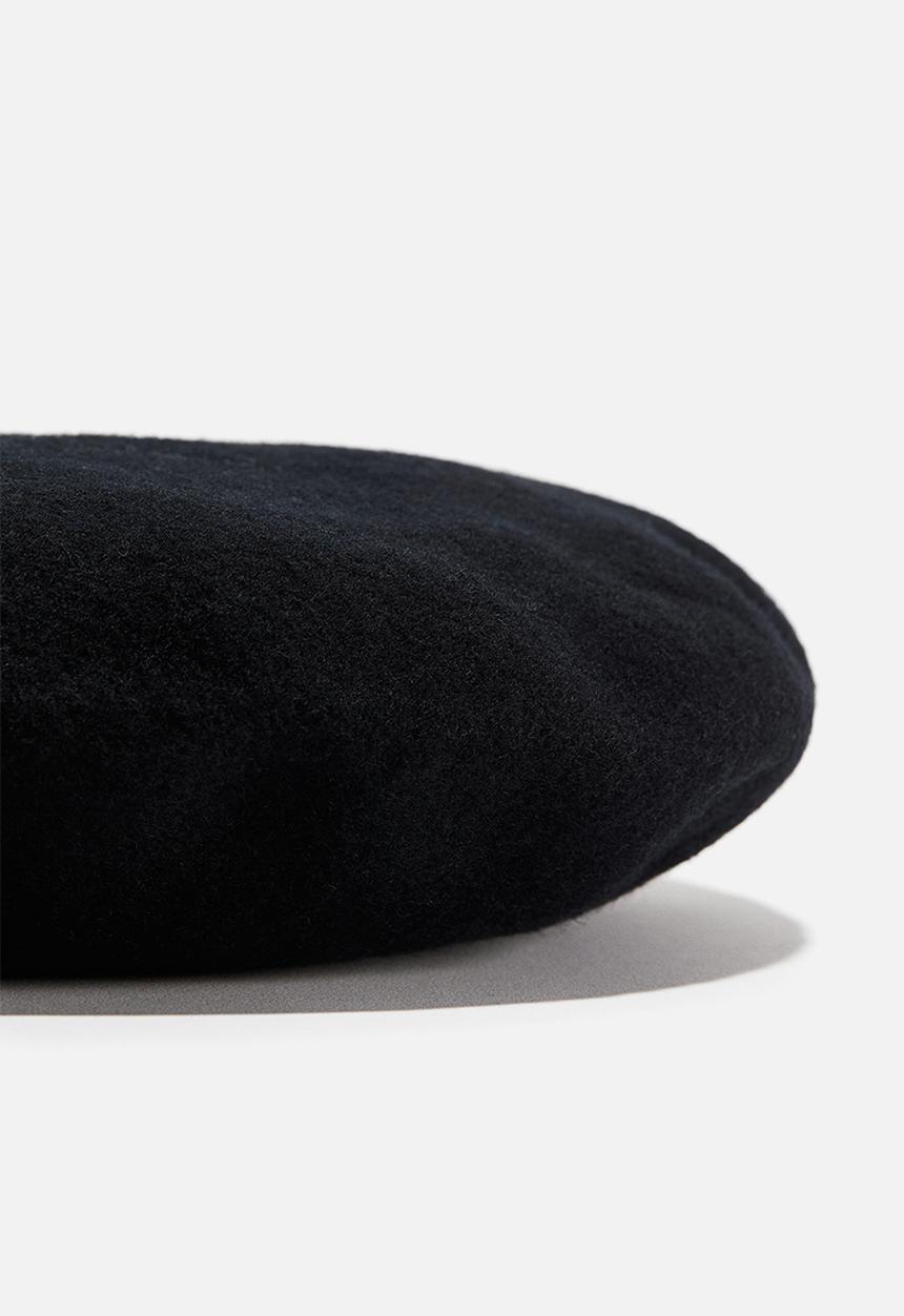 H&M - Wool beret - black