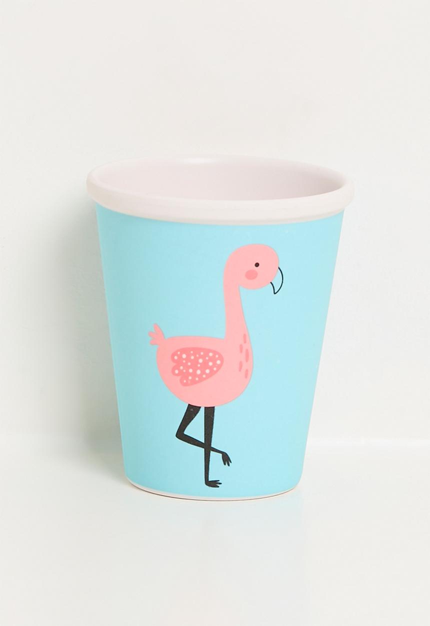 Excellent Houseware - Flamingo melamine - Set of 2