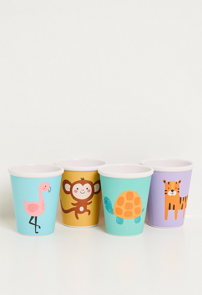 Excellent Houseware - Tiger melamine - Set of 2