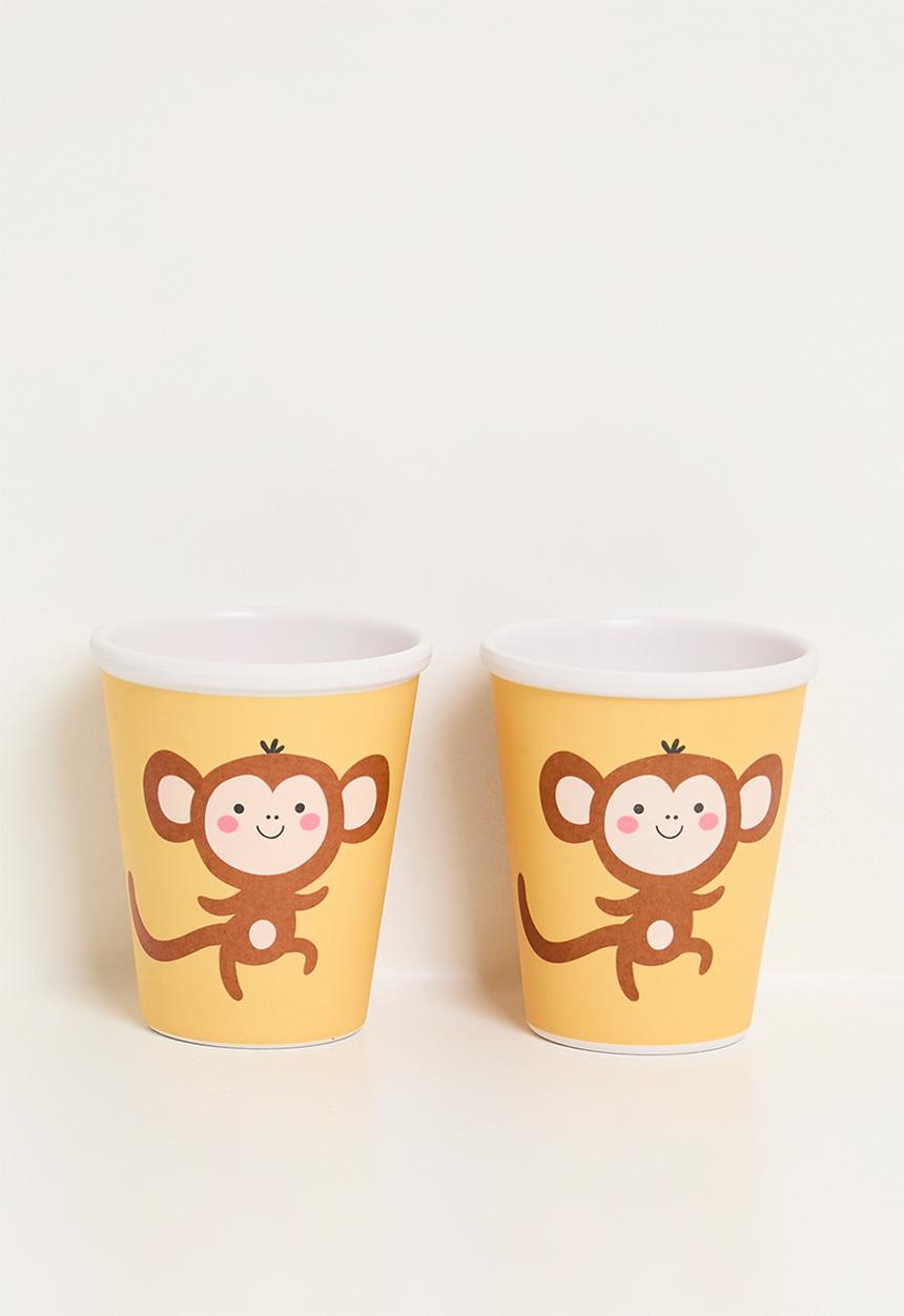 Excellent Houseware - Monkey melamine Set of 2
