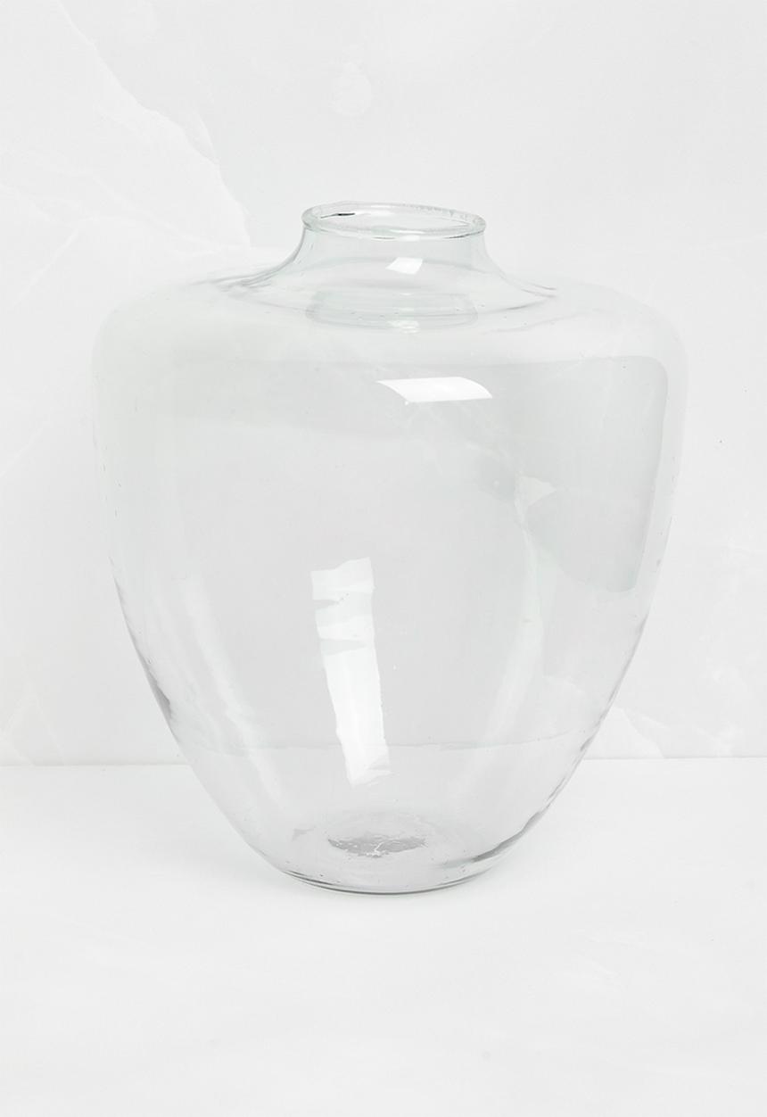 H&S - Timbuktu glass vase - Clear