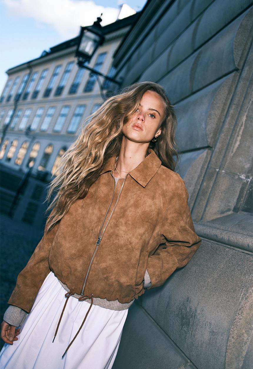 H&M - Napped jacket - dark beige