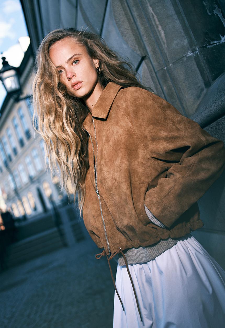 H&M - Napped jacket - dark beige