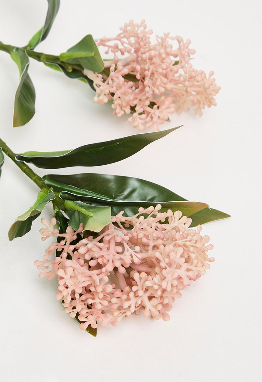 H&S - Artificial skimmia stem - Pink
