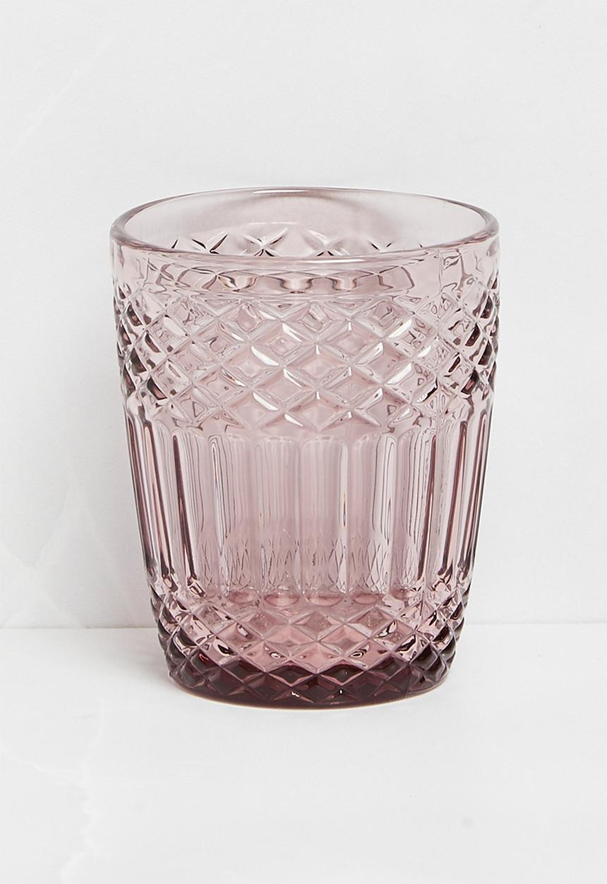 Excellent Houseware - Drinking Glass Blush - Set Of 6