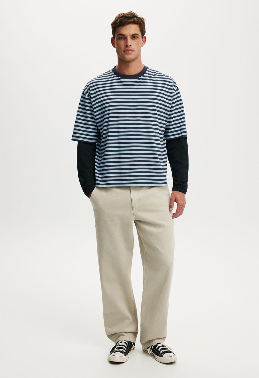 Cotton On - Baggy Worker Pant - Stone