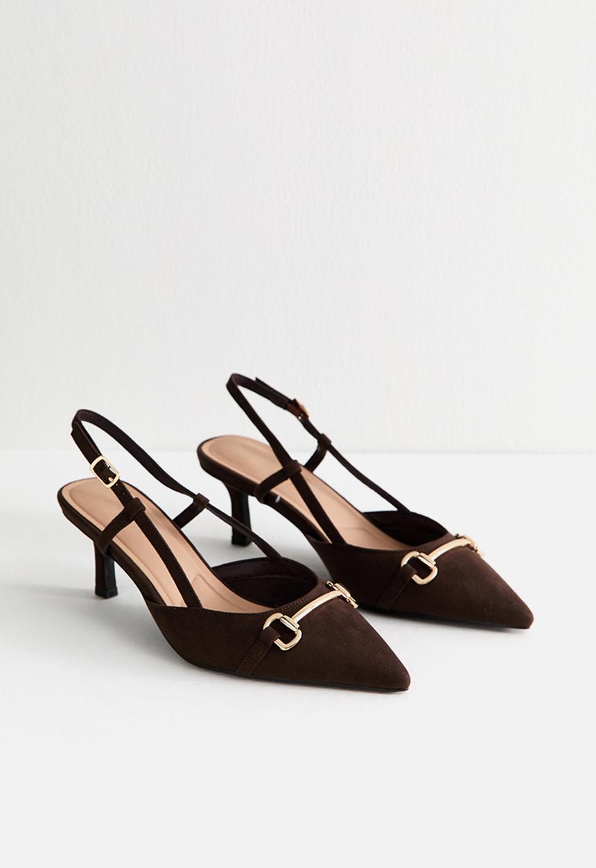 New Look - Trot slingback - dark brown