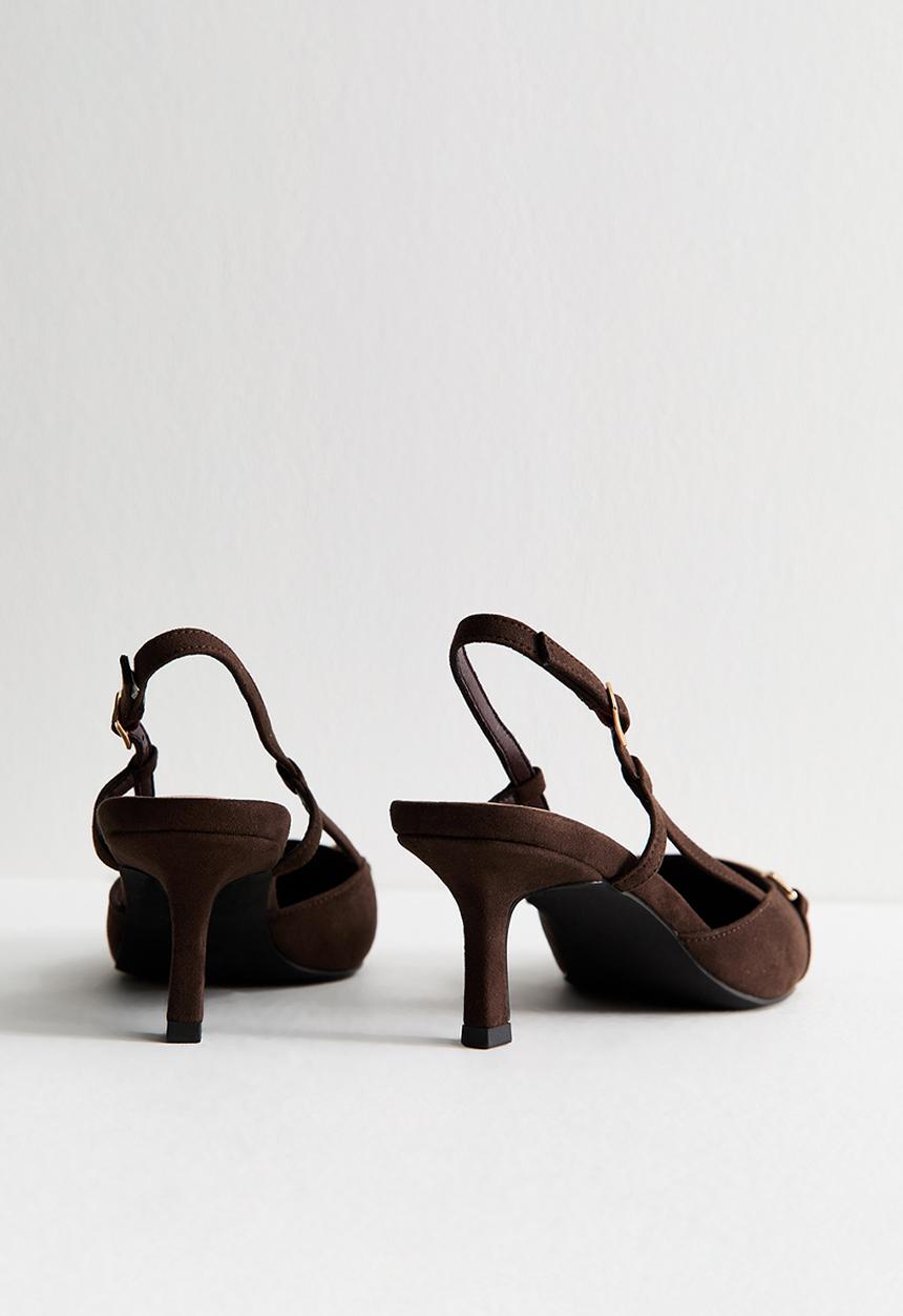 New Look - Trot slingback - dark brown