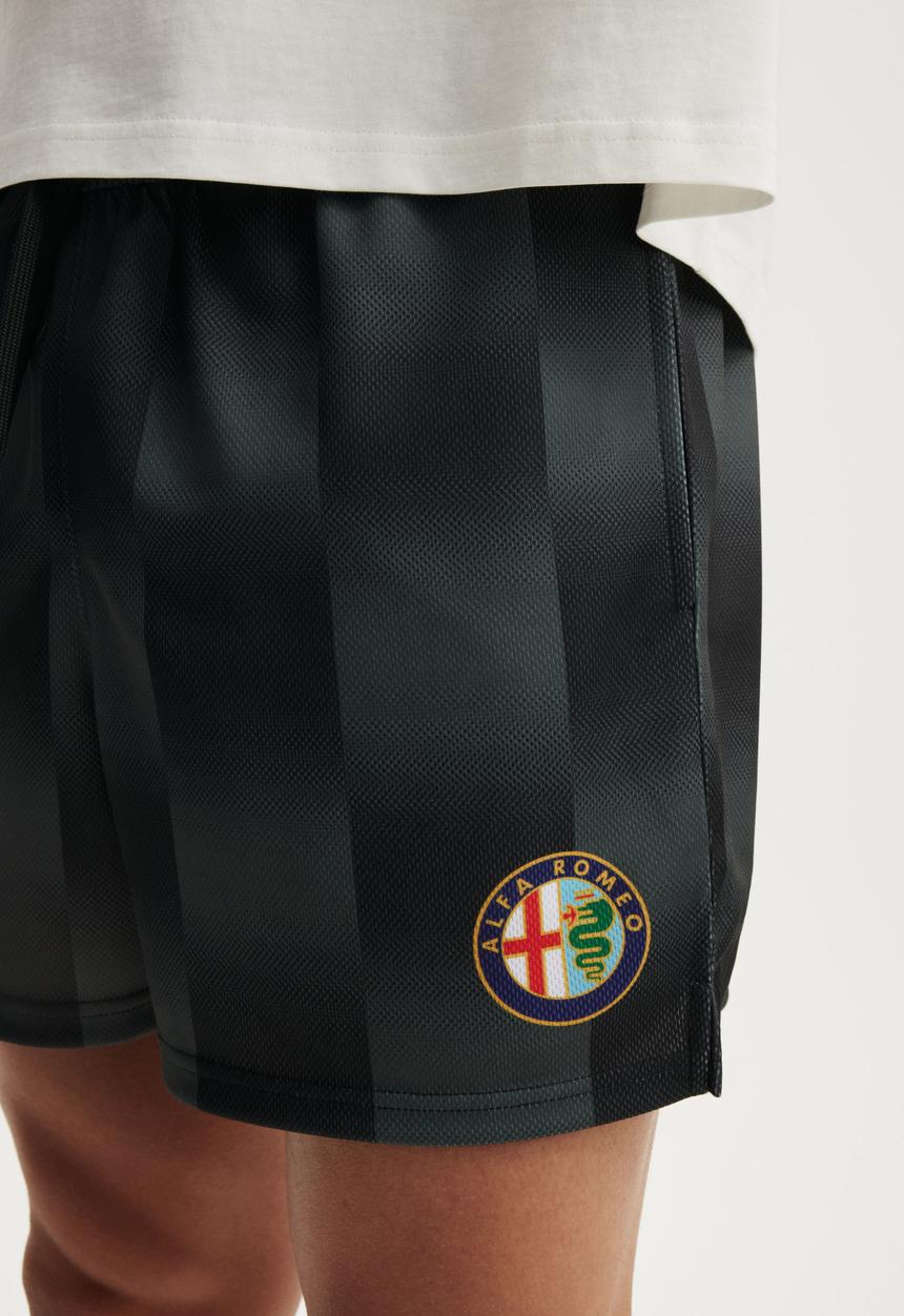 Cotton On - Alfa Romeo Soccer Short - Black