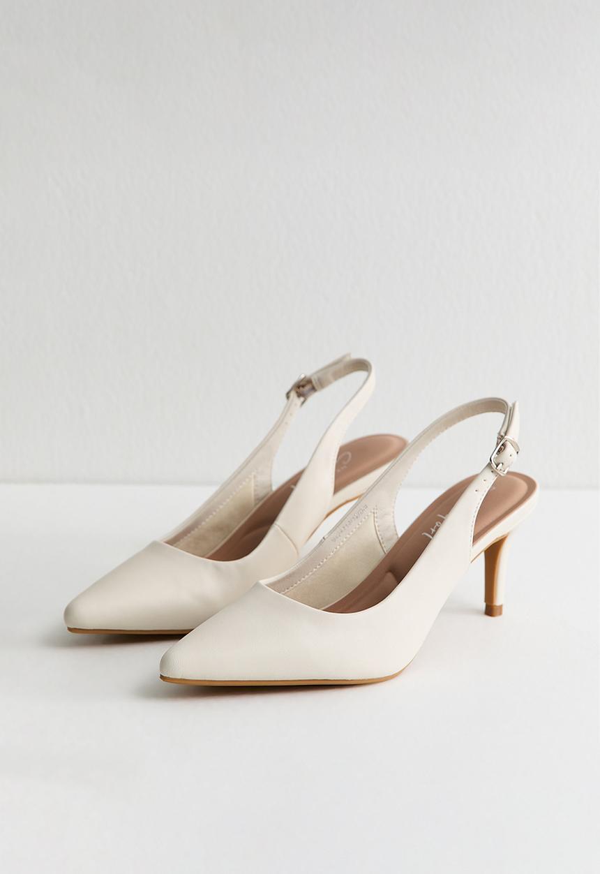 New Look - Tempt 2 slingback - off white