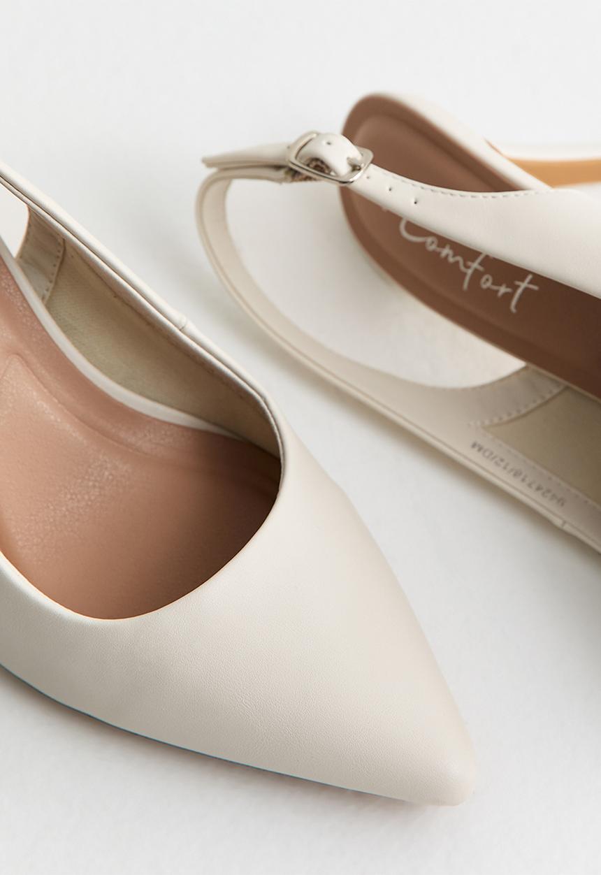 New Look - Tempt 2 slingback - off white