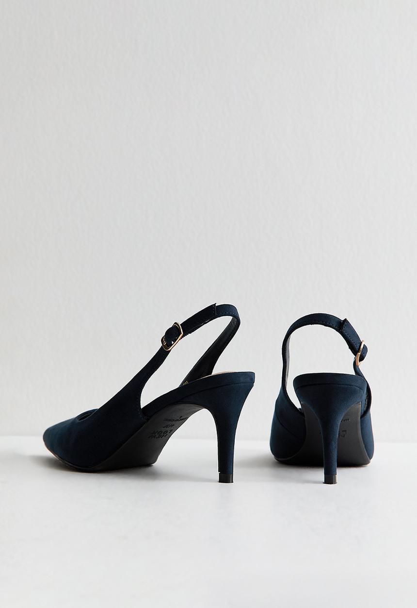 New Look - Tempt slingback  - navy