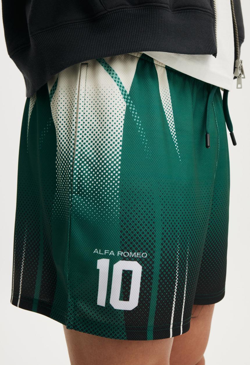 Cotton On - Alfa Romeo Soccer Short - Green