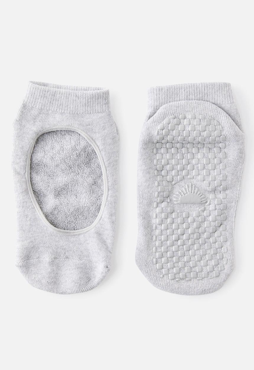 Cotton On - Performance plie sock - new grey marle