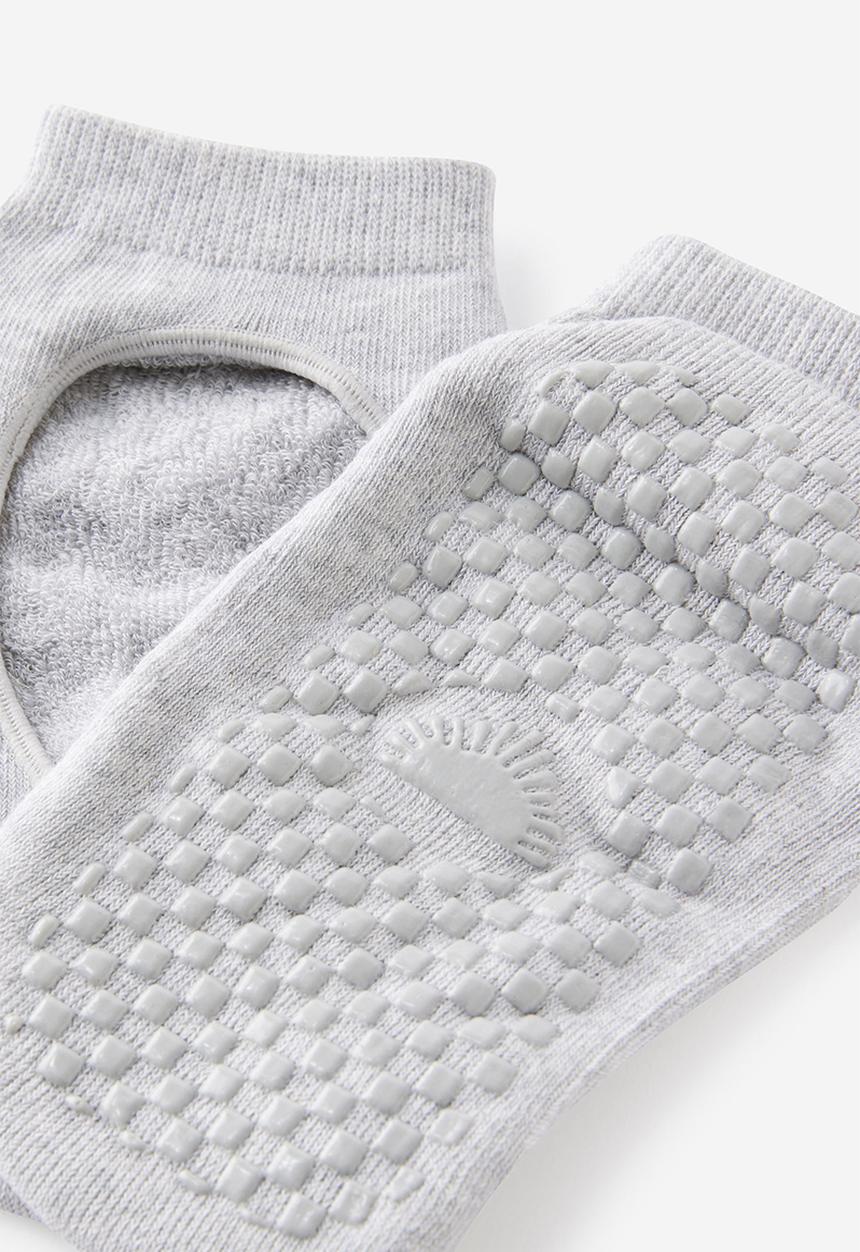 Cotton On - Performance plie sock - new grey marle