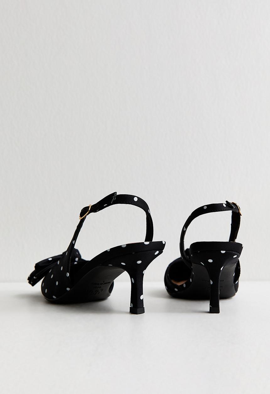 New Look - Spot slingback - black