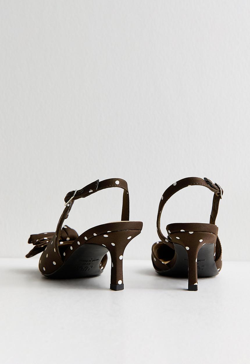 New Look - Spot slingback - brown