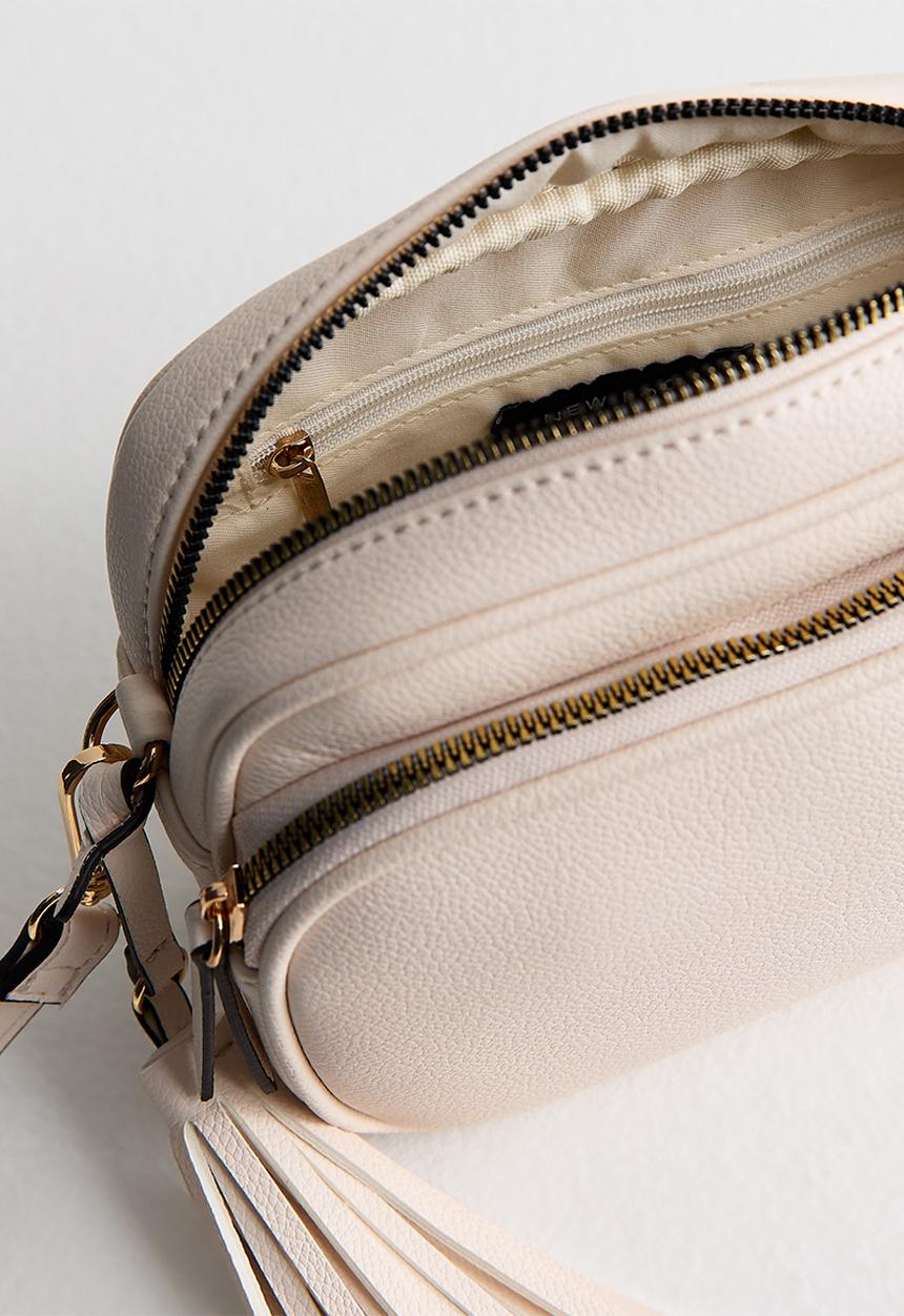 New Look - Alice Tassel Camera Bag - White