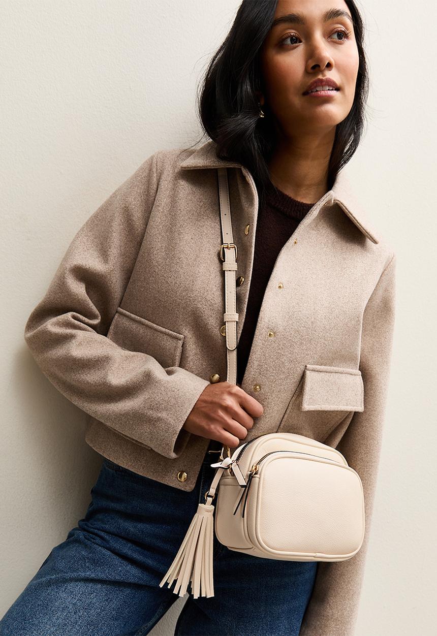 New Look - Alice Tassel Camera Bag - White