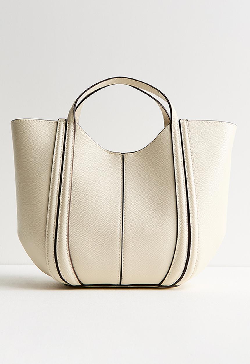 New Look - Piper Scoop Mini Tote Bag - White