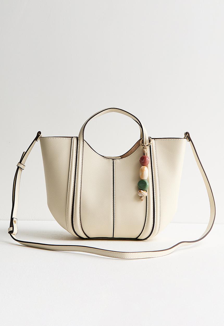 New Look - Piper Scoop Mini Tote Bag - White