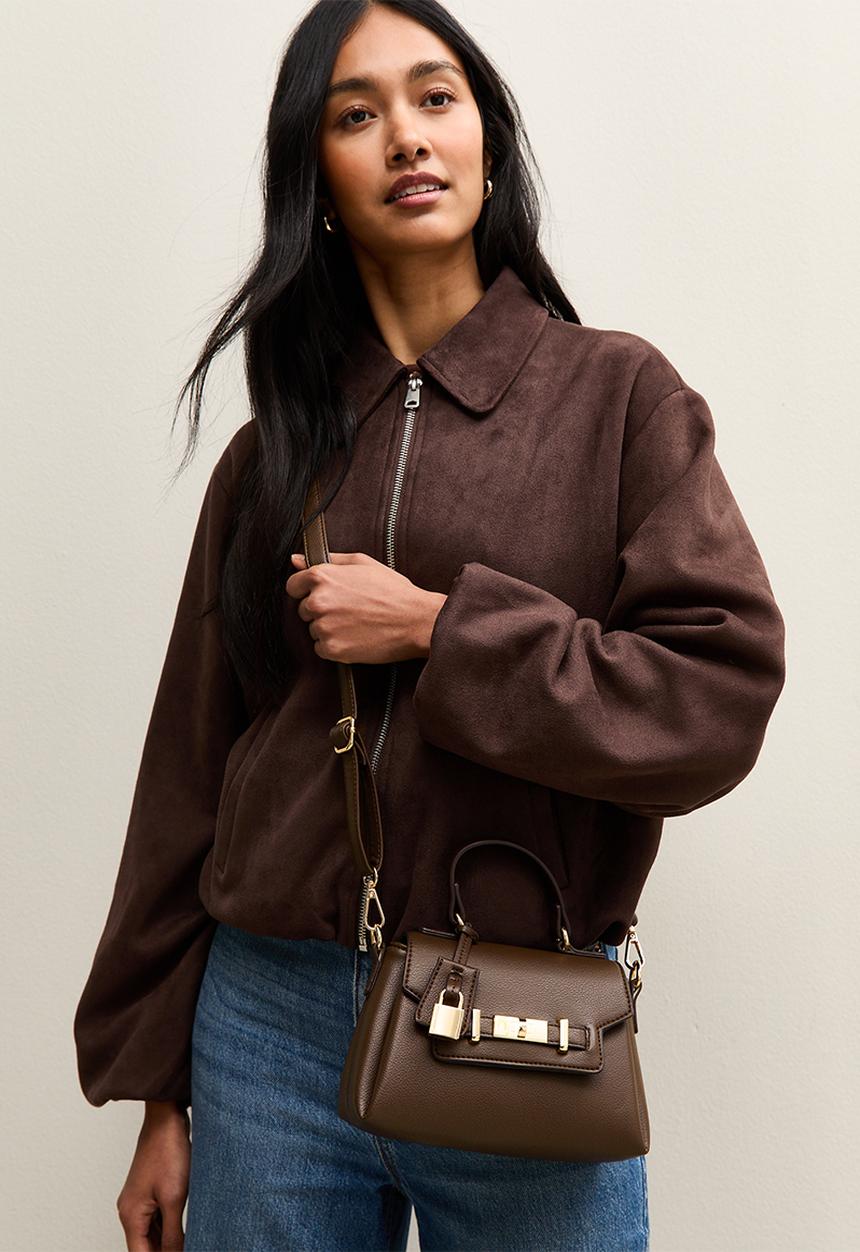New Look - Mini Tori Crossbody Bag - Brown