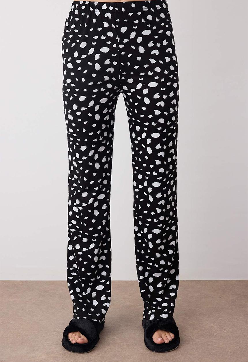 Trendyol - Pajamas Set Shirt and Pants  - Black