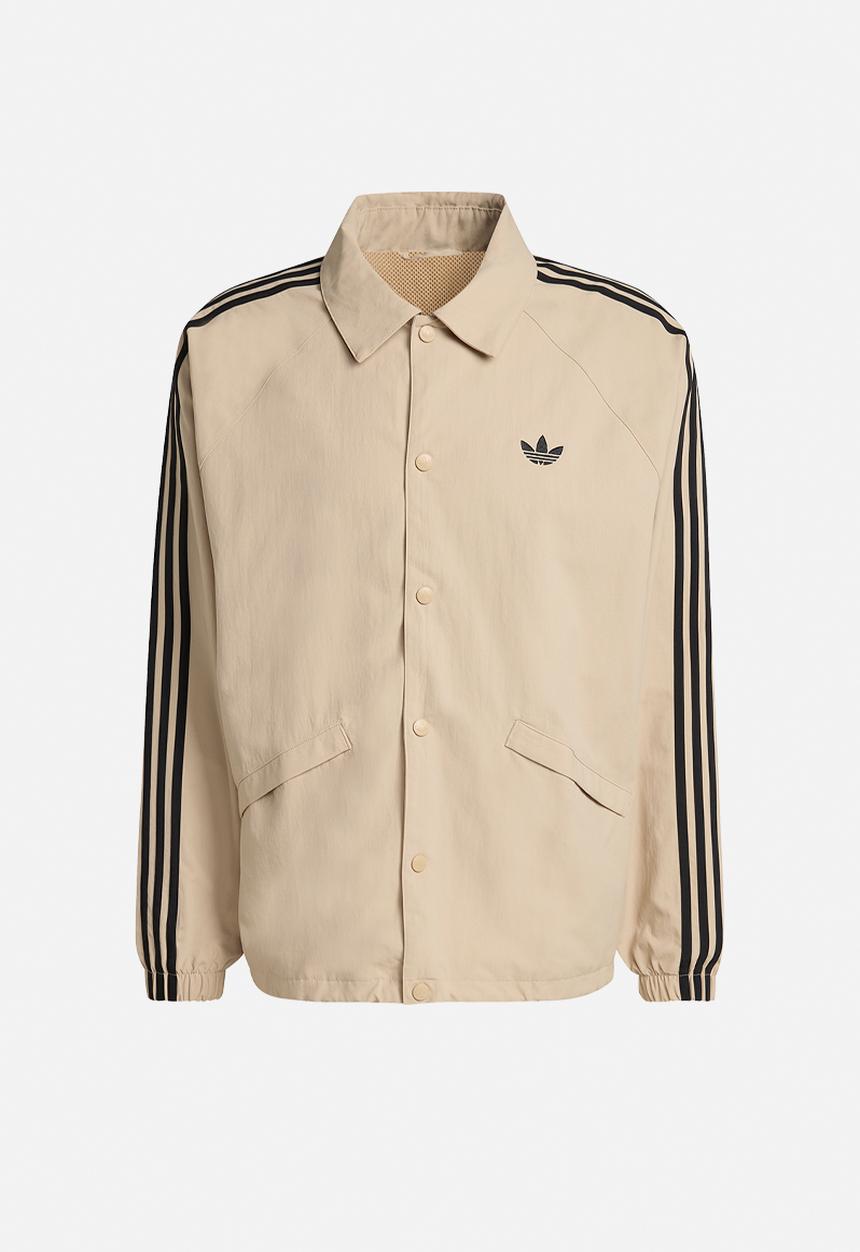 adidas Originals - 3-Stripes Coach Jacket - Beige