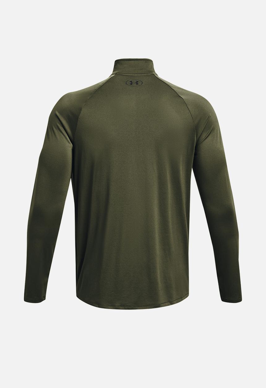 Under Armour - UA Tech 2.0 1/2 Zip - Marine OD Green & Black
