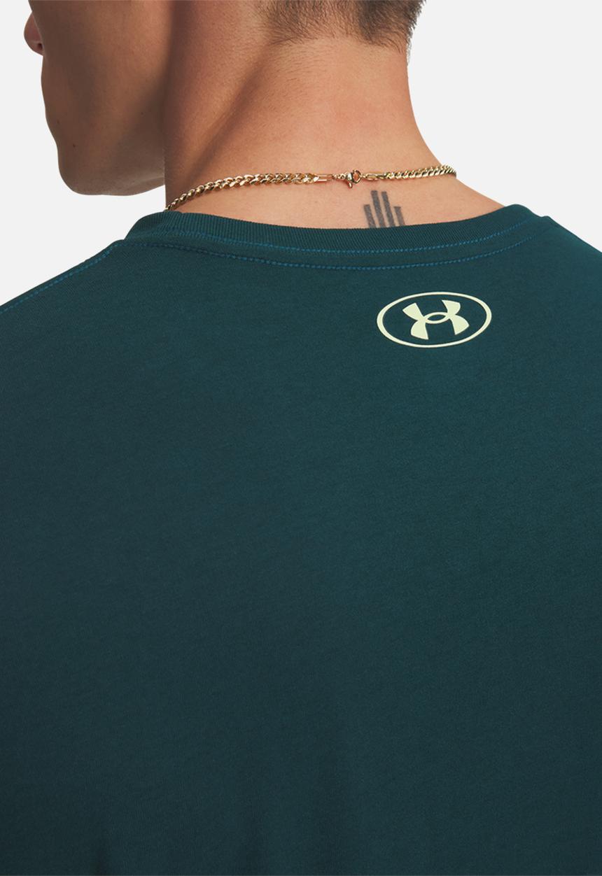 Under Armour - UA Varsity Crest Short Sleeve - Arden green & castlerock