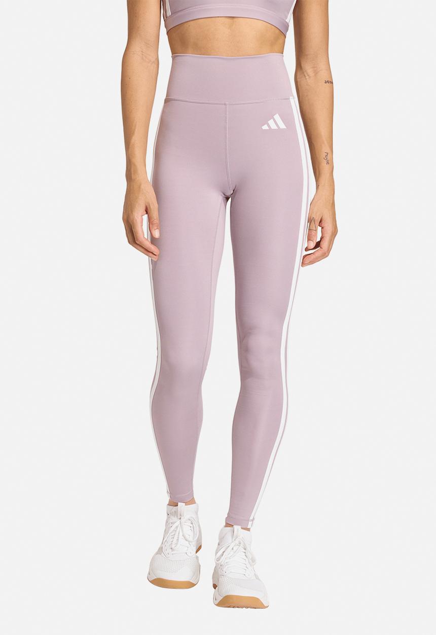 adidas Performance - Opt Ess 3S Leggings - Preloved Fig/White