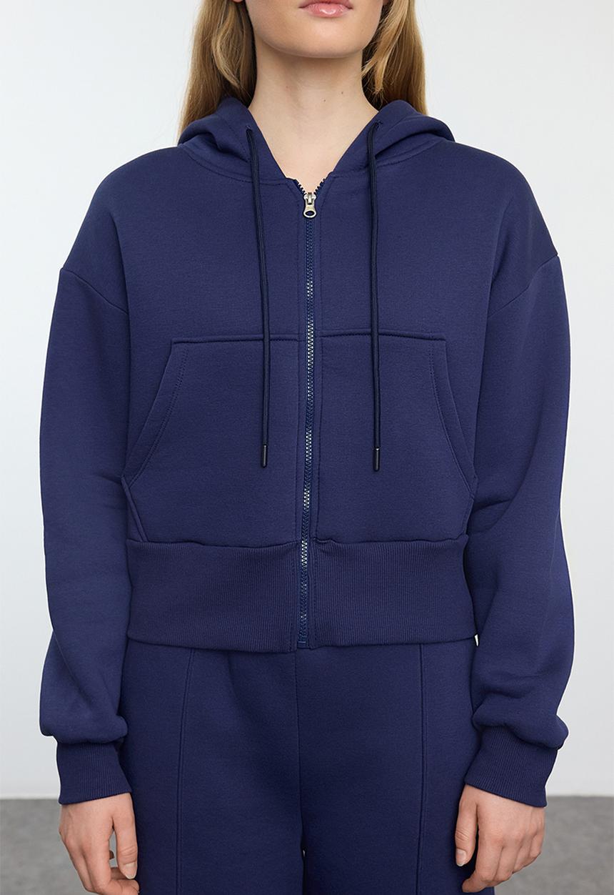 Trendyol - Knit tracksuit set - navy blue