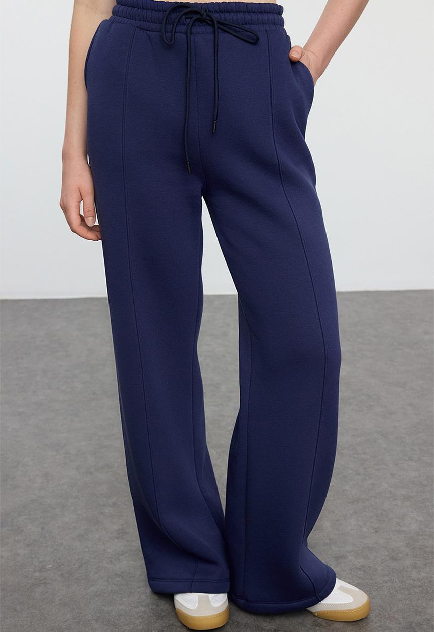Trendyol - Knit tracksuit set - navy blue