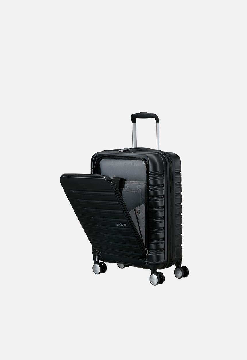 American Tourister - AT FLASHLINE SPINNER 55CM FRONTLOADER SHAD.BLACK