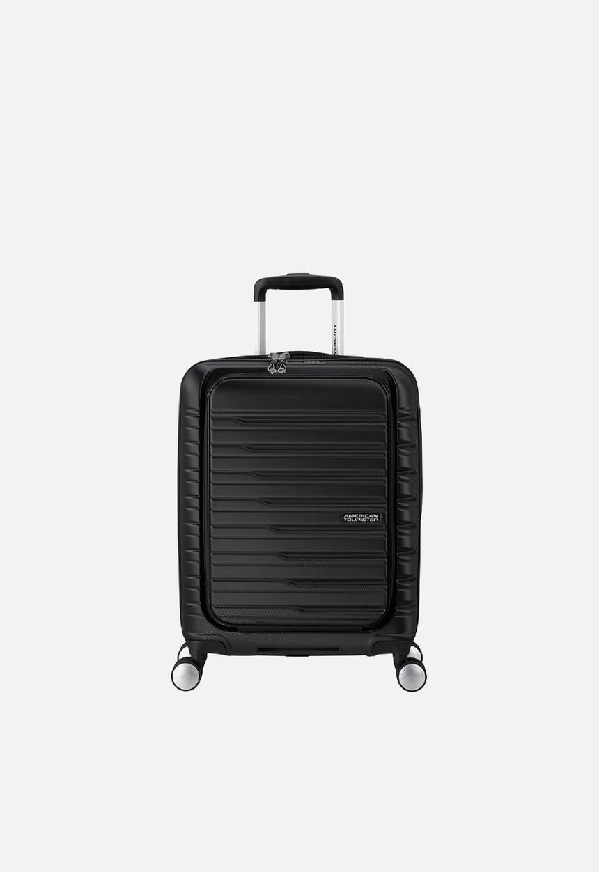 American Tourister - AT FLASHLINE SPINNER 55CM FRONTLOADER SHAD.BLACK